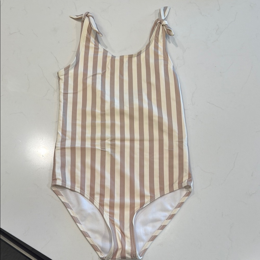 Rylee + Cru Striped One-Piece Swimsuit